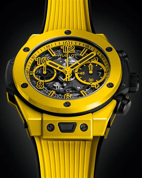 hublot yellow watch